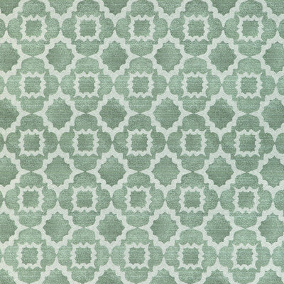 KRAVET CONTRACT CRYPTON MEDALLION / SUZANI / PERSIAN GREEN,WHITE,BLACK   - 37075.31.0