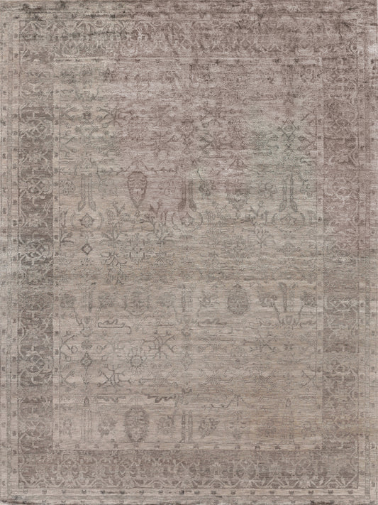 EXQUISITE RUGS   Hand-Knotted Rectangle    - 3707-6'X9'