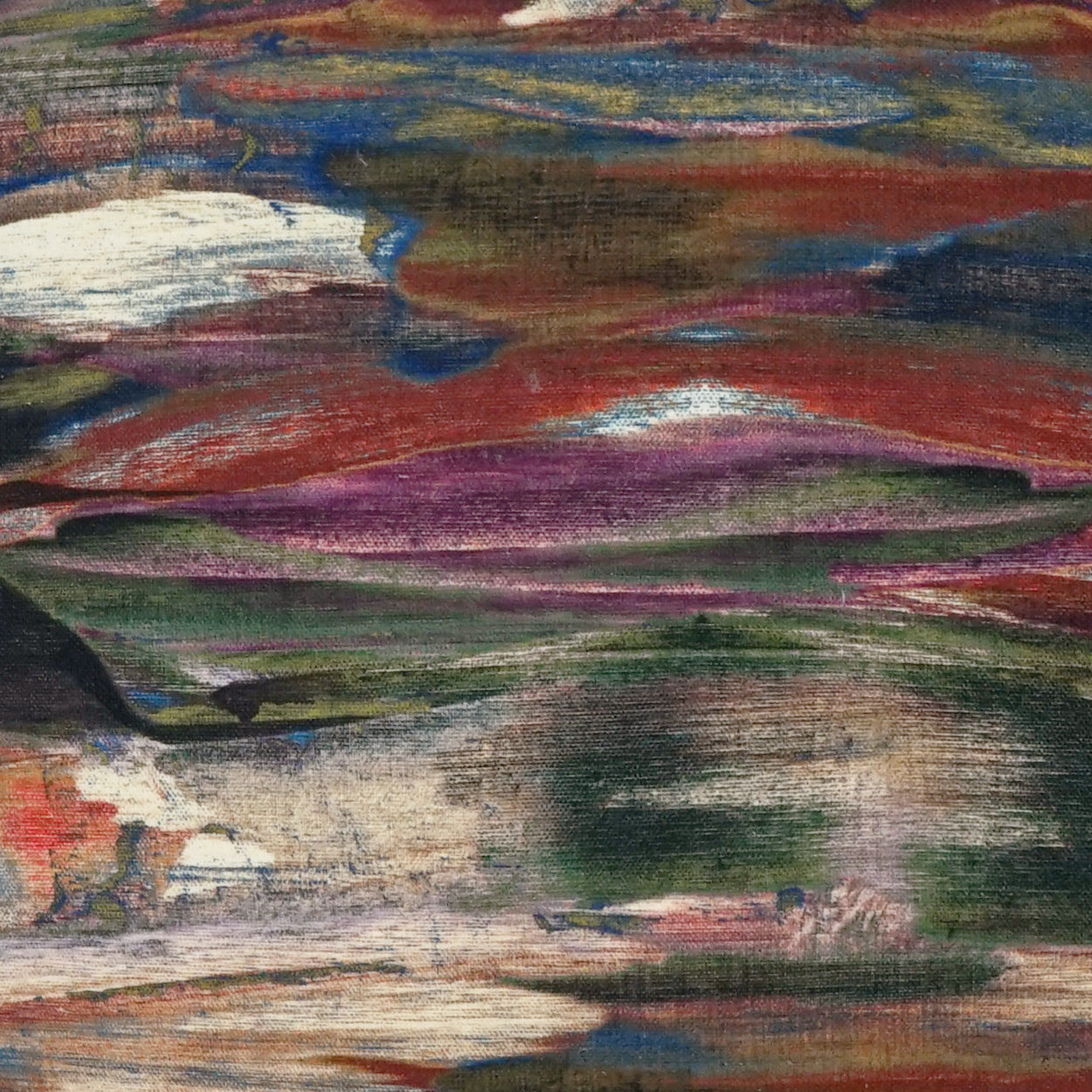 D.V. KAP HOME   24" x 24" Montreux Pillow - Plumage Abstract    - 3708-P-2424