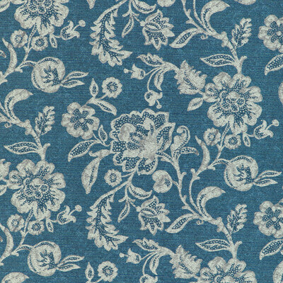 KRAVET CONTRACT CRYPTON JACOBEANS BLUE,GREY,IVORY   - 37083.5.0