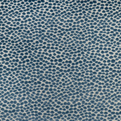 KRAVET DESIGN VELVET ANIMAL SKINS IVORY,BLUE,BLUE   - 37087.51.0