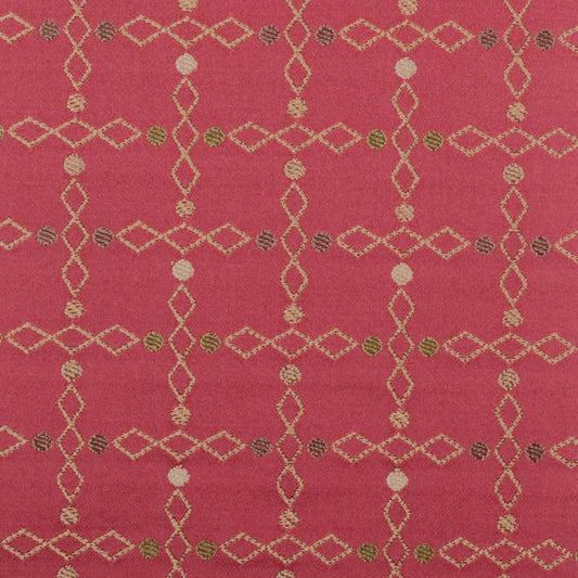 Duralee Monogram 800266H | 203-Poppy Red  Drapery     - 371113