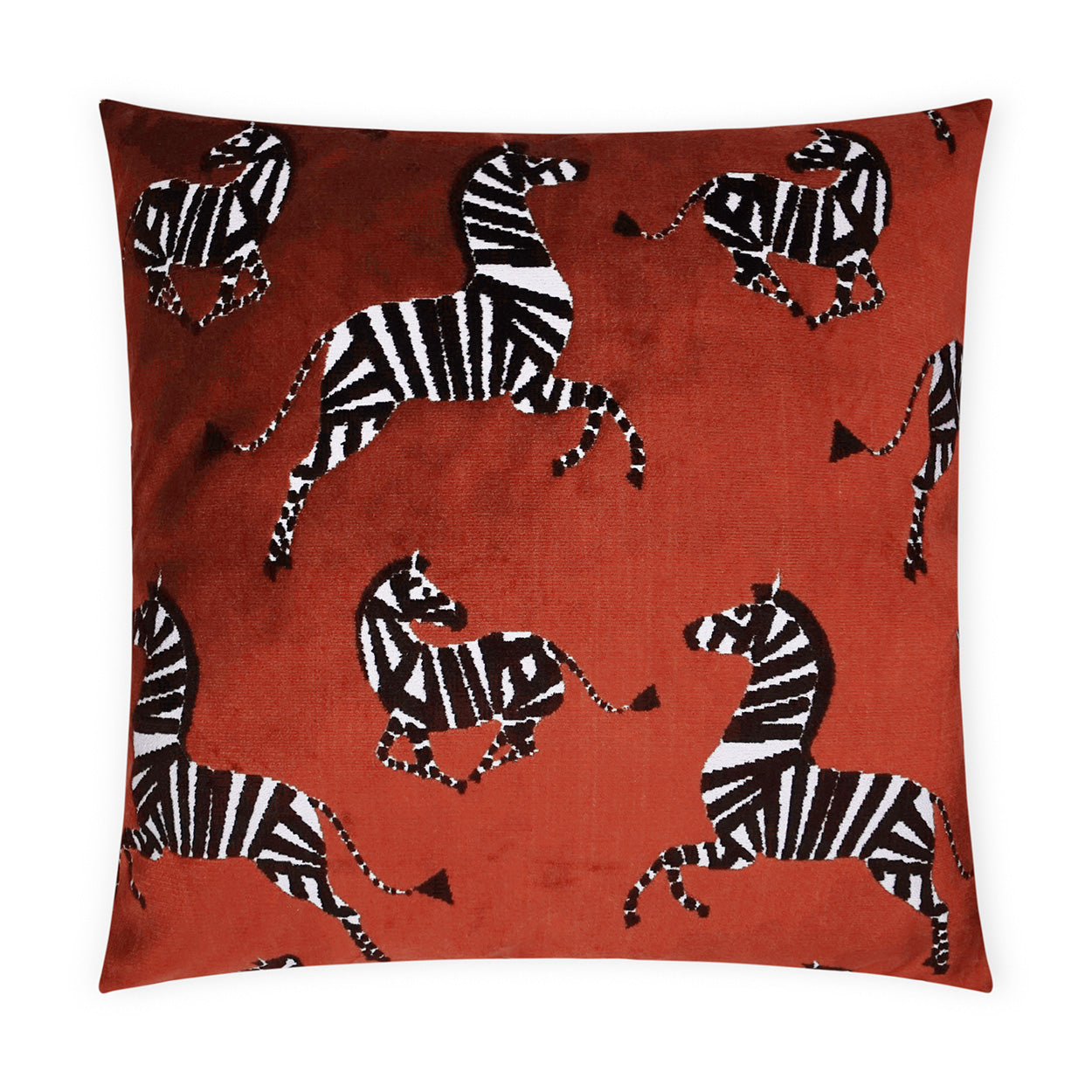 D.V. KAP HOME   24" x 24" Farlowe Pillow - Garnet Animal, Modern, Transitional, Novelty    - 3712-G-2424