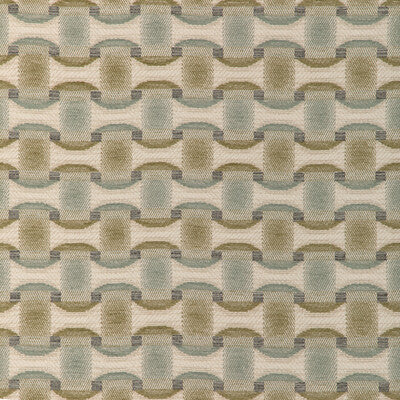 KRAVET DESIGN CHENILLE GEOMETRIC SAGE,GREEN,GREY   - 37147.330.0