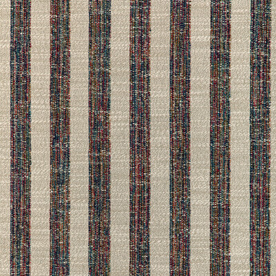 KRAVET DESIGN  STRIPES BLUE,BURGUNDY/RED,BEIGE   - 37150.519.0