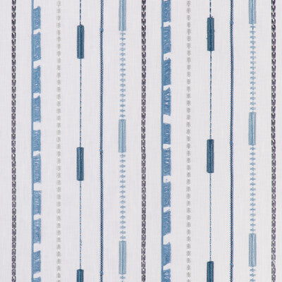 KRAVET BASICS EMBROIDERY TEXTURE WHITE,BLUE,BLACK   - 37163.51.0