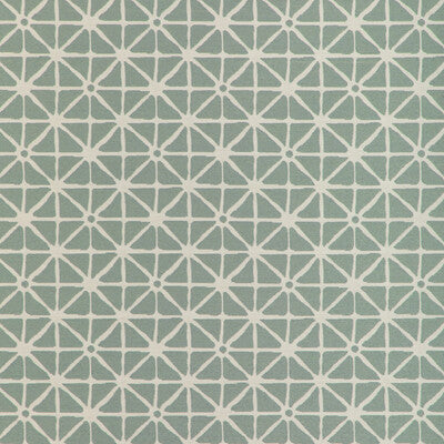 KRAVET DESIGN  GEOMETRIC TEAL,WHITE,TEAL   - 37168.135.0