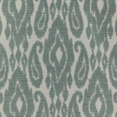 KRAVET DESIGN CHENILLE PAISLEY TURQUOISE,IVORY,   - 37177.15.0