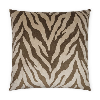 D.V. KAP HOME   24" x 24" Tanja Pillow - Bark Animal    - 3718-B-2424