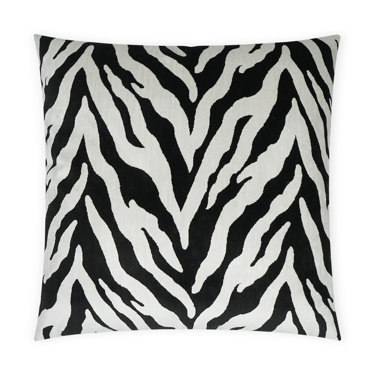 D.V. KAP HOME   24" x 24" Tanja Pillow - Ebony Animal    - 3718-E-2424