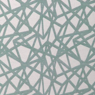 KRAVET DESIGN CHENILLE GEOMETRIC TEAL,WHITE,   - 37190.135.0