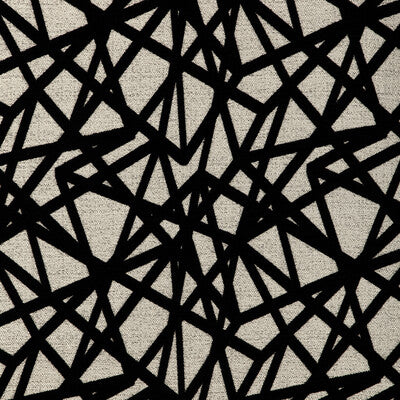 KRAVET DESIGN CHENILLE GEOMETRIC BLACK,BEIGE,   - 37190.816.0