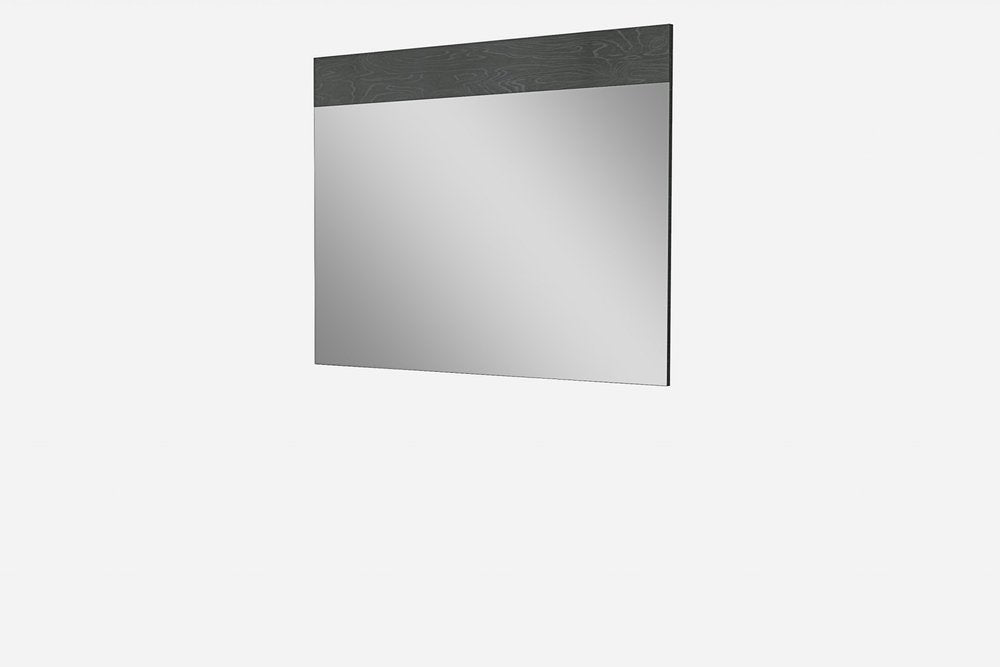 48" Gray Wood Framed Accent Mirror