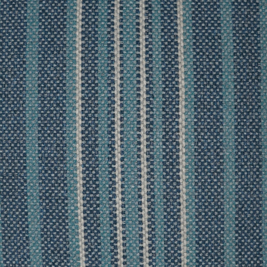 D.V. KAP HOME 3722-B-YARD Ernest Fabric - Blue Stripes, Western Chic, Global, Farmhouse  Blue   - Ernest