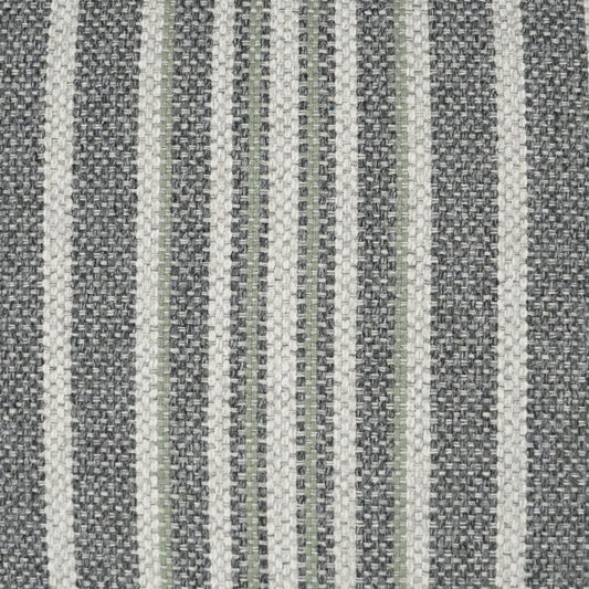 D.V. KAP HOME 3722-G-YARD Ernest Fabric - Graphite Stripes, Western Chic, Global, Farmhouse  Grey   - Ernest