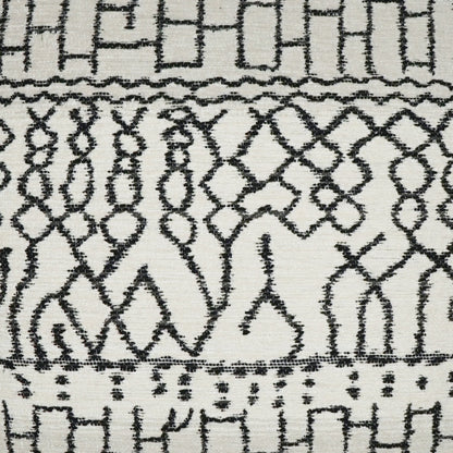 D.V. KAP HOME   24" x 24" Andreozzi Pillow - Tuxedo Global    - 3724-T-2424