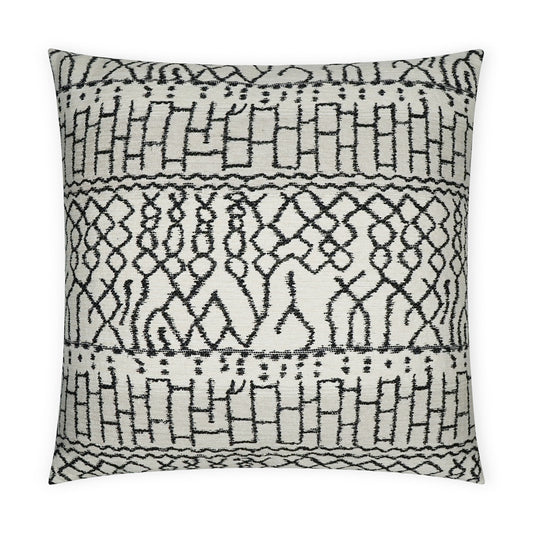 D.V. KAP HOME   24" x 24" Andreozzi Pillow - Tuxedo Global    - 3724-T-2424