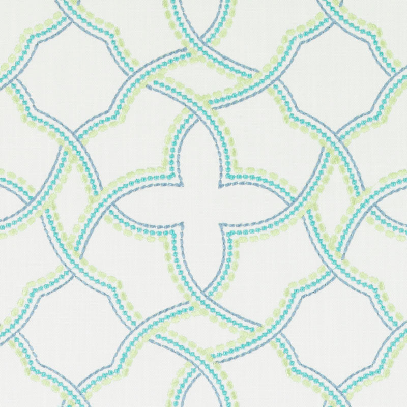 Duralee Da61418 | 601-Aqua/Green  Drapery     - 372432