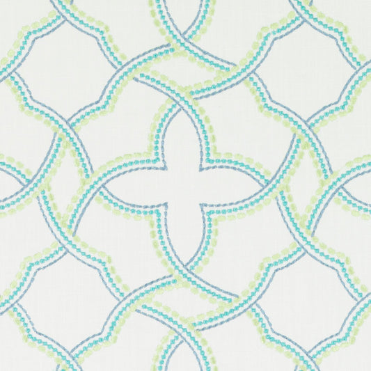 Duralee Da61418 | 601-Aqua/Green  Drapery     - 372432