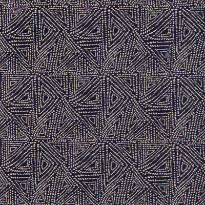 KRAVET DESIGN  GEOMETRIC DARK BLUE,WHITE,BLUE   - 37244.50.0