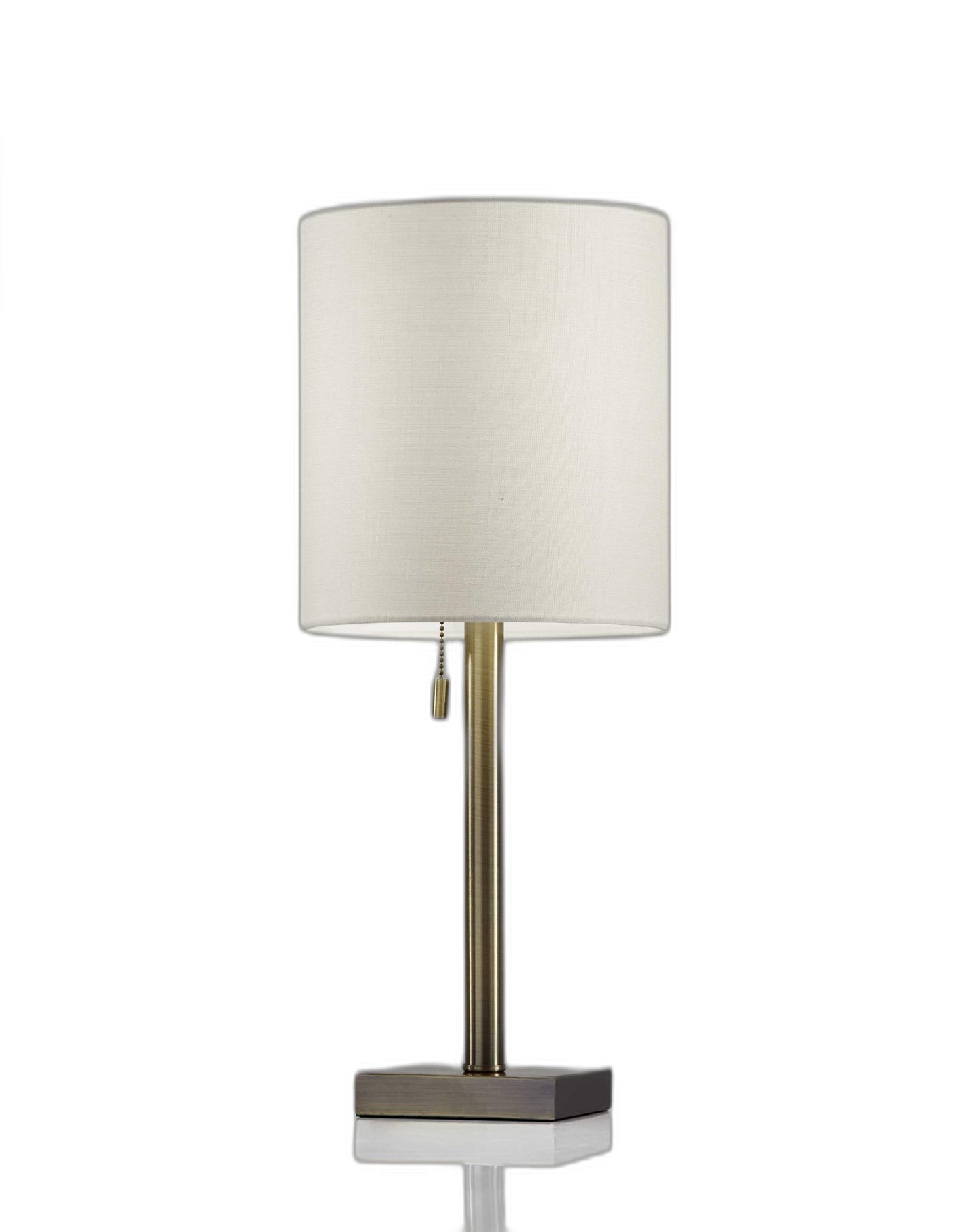 Brushed Steel Metal Table Lamp