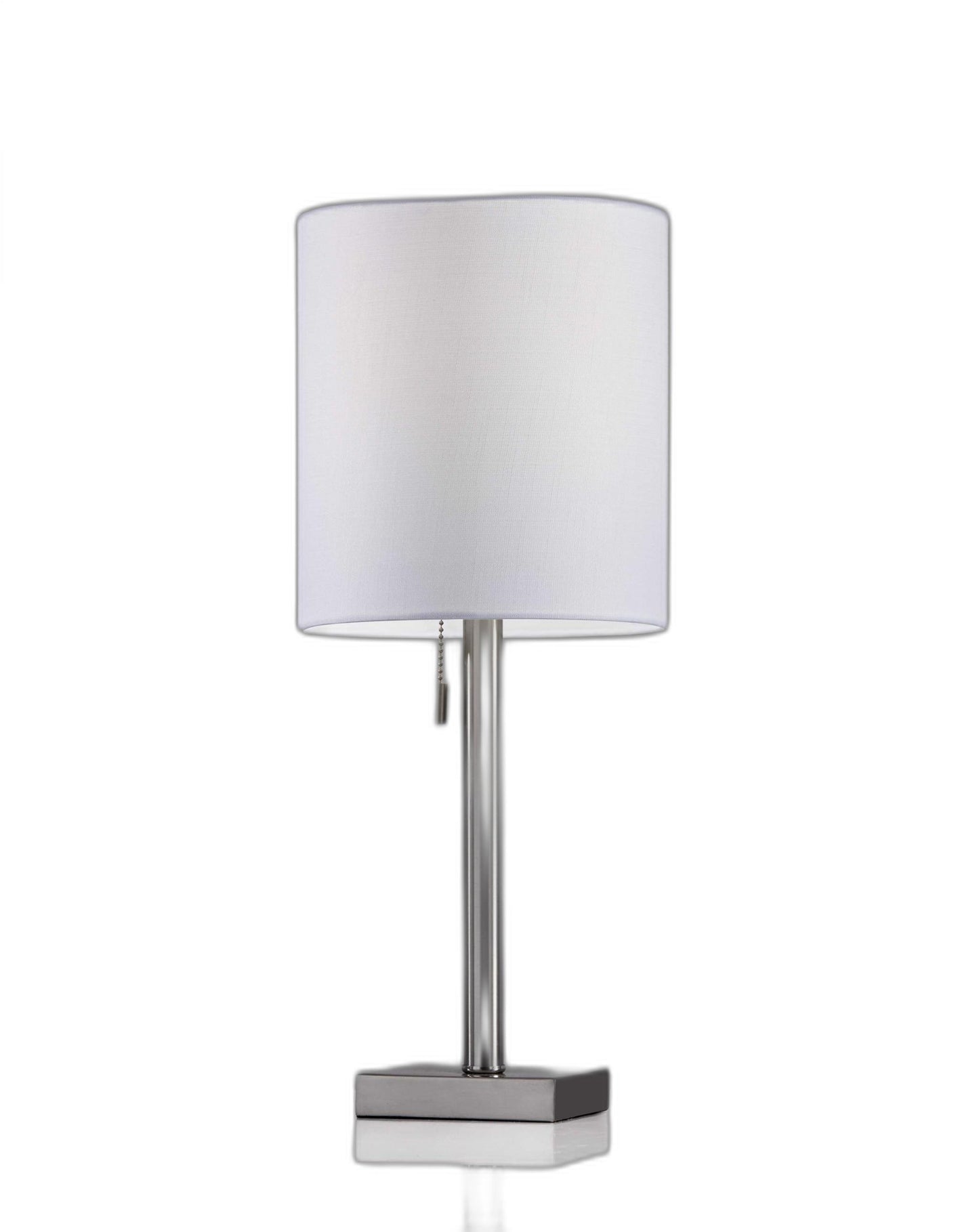 Brushed Steel Metal Table Lamp