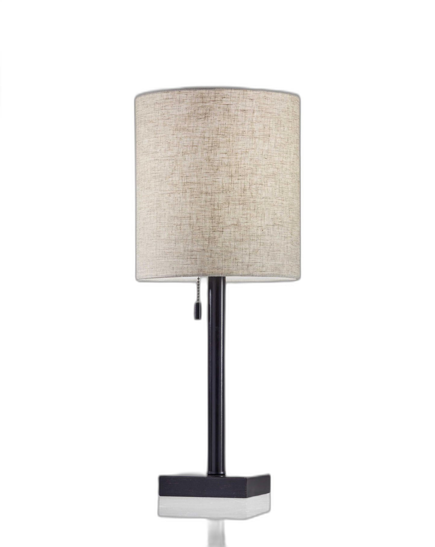 Brushed Steel Metal Table Lamp