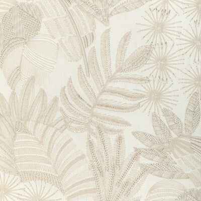 KRAVET COUTURE EMBROIDERY BOTANICAL & FLORAL IVORY,TAUPE,WHITE   - 37249.1.0