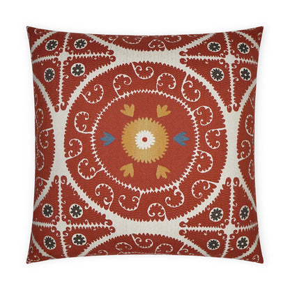 D.V. KAP HOME   24" x 24" Suzandozi Pillow - Fiesta Global    - 3726-F-2424