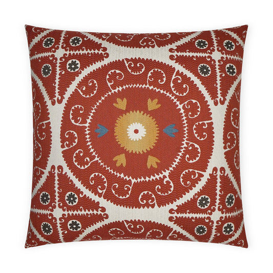 D.V. KAP HOME   24" x 24" Suzandozi Pillow - Fiesta Global    - 3726-F-2424