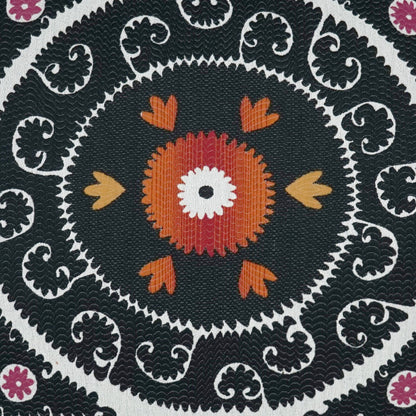 D.V. KAP HOME   24" x 24" Suzandozi Pillow - Tuxedo Global    - 3726-T-2424