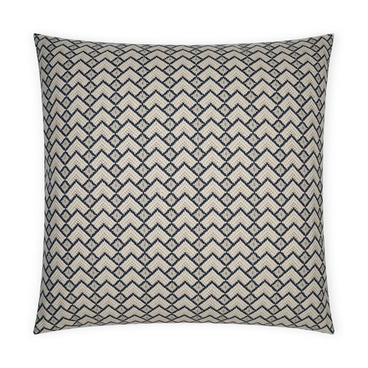 D.V. KAP HOME   24" x 24" Brookland Pillow - Navy Global, Western Chic    - 3727-N-2424