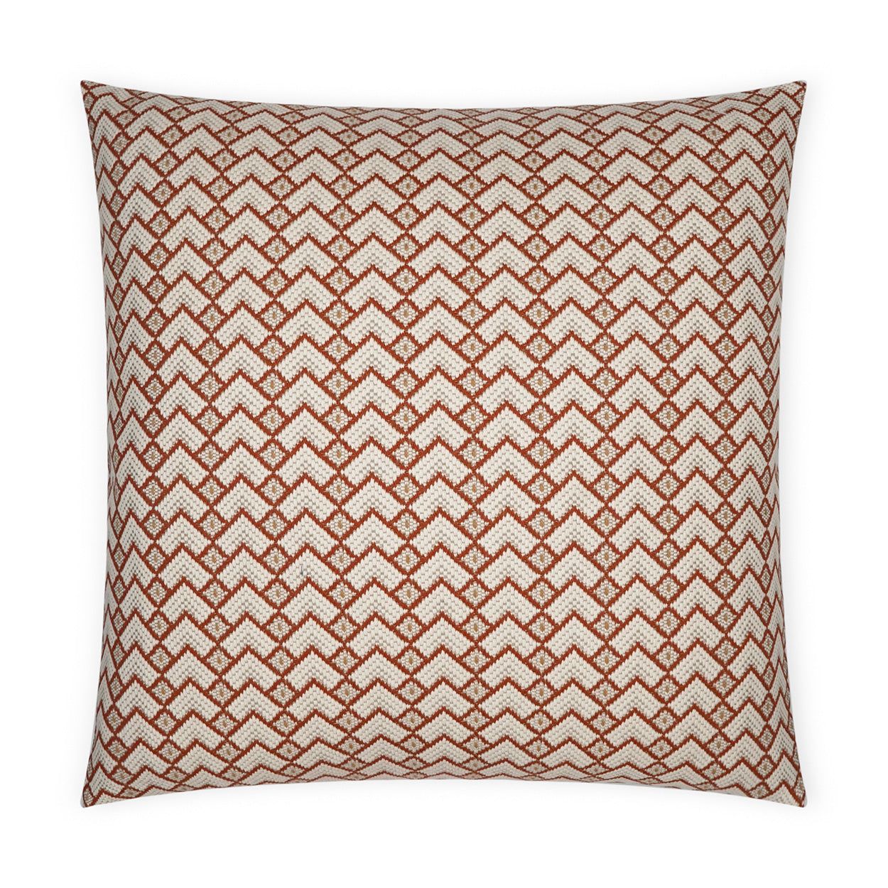 D.V. KAP HOME   24" x 24" Brookland Pillow - Paprika Global, Western Chic    - 3727-P-2424