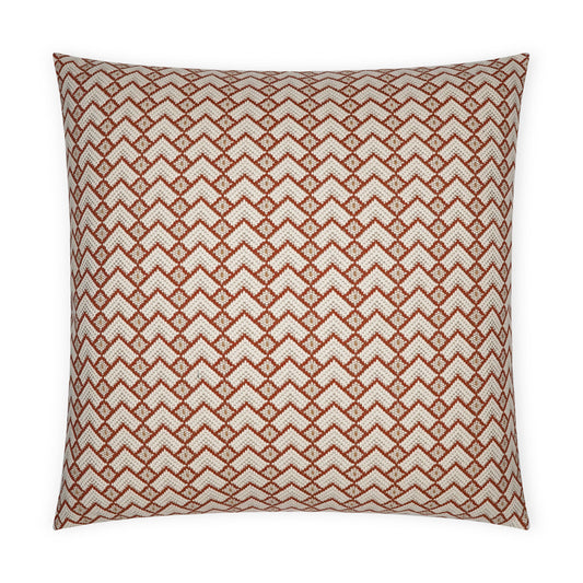 D.V. KAP HOME   24" x 24" Brookland Pillow - Paprika Global, Western Chic    - 3727-P-2424