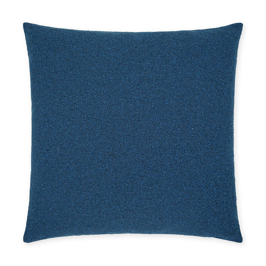 D.V. KAP HOME   24" x 24" Beyond Sheep Pillow - Blue Solid, Textured, Western Chic, Farmhouse    - 3728-B-2424