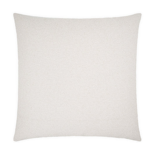 D.V. KAP HOME   24" x 24" Beyond Sheep Pillow - Ivory Solid, Textured, Western Chic, Farmhouse    - 3728-I-2424