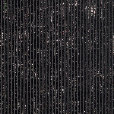 KRAVET CONTRACT VELVET STRIPES BLACK,METALLIC,BLACK   - 37280.8.0