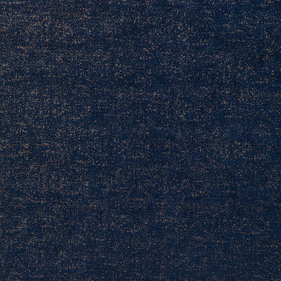 KRAVET CONTRACT VELVET SOLID DARK BLUE,GOLD,METALLIC   - 37281.54.0