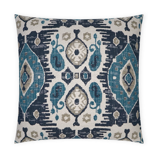 D.V. KAP HOME   24" x 24" Navone Pillow - Indigo Global    - 3729-I-2424