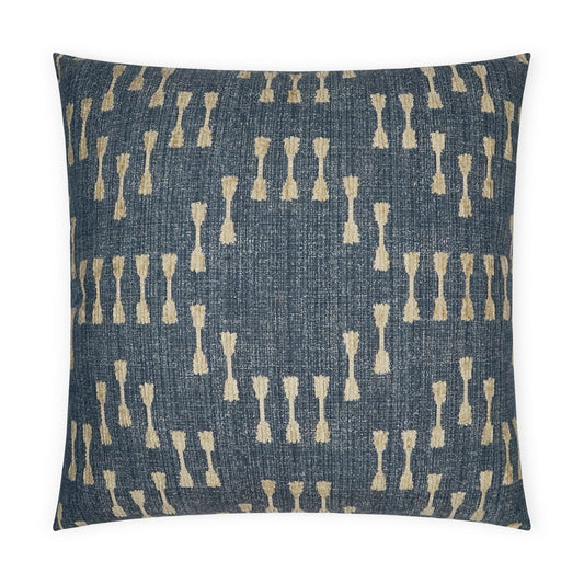D.V. KAP HOME   24" x 24" Purnima Pillow - Denim Global    - 3730-D-2424