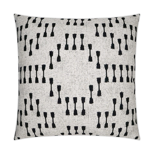 D.V. KAP HOME   24" x 24" Purnima Pillow - Onyx Global    - 3730-O-2424