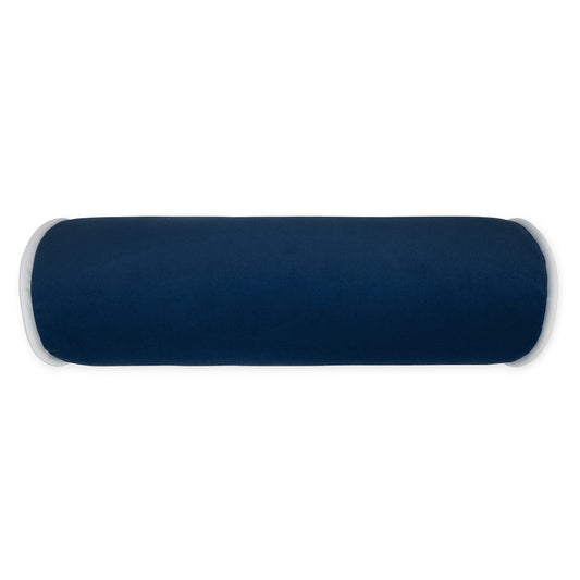 D.V. KAP HOME   7" x 21" Posh Roll Pillow - Royal Solid, Transitional    - 3731-R-0721