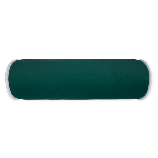 D.V. KAP HOME   7" x 21" Posh Roll Pillow - Teal Solid, Transitional    - 3731-T-0721