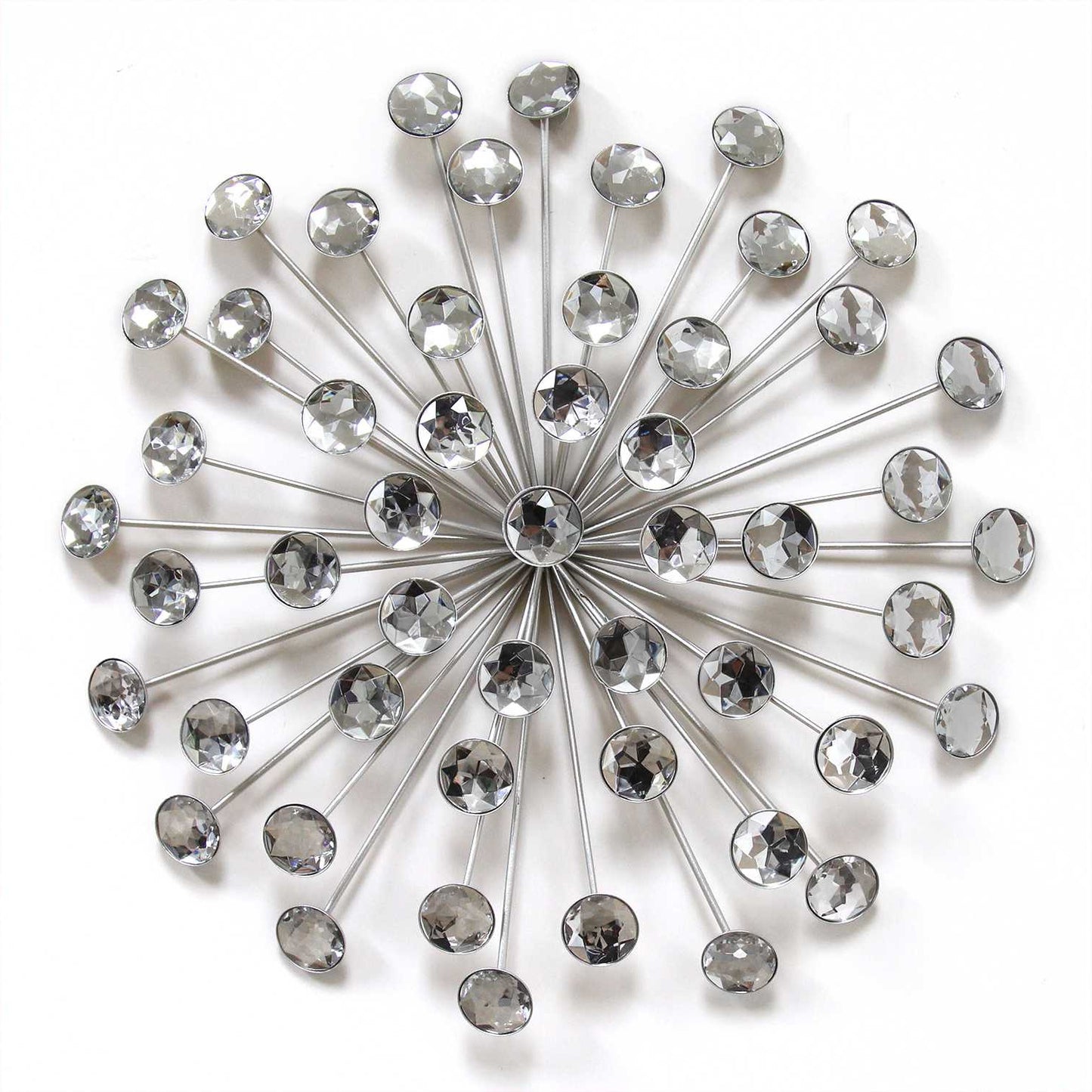 Contemporary Silver Bling Wall Decor