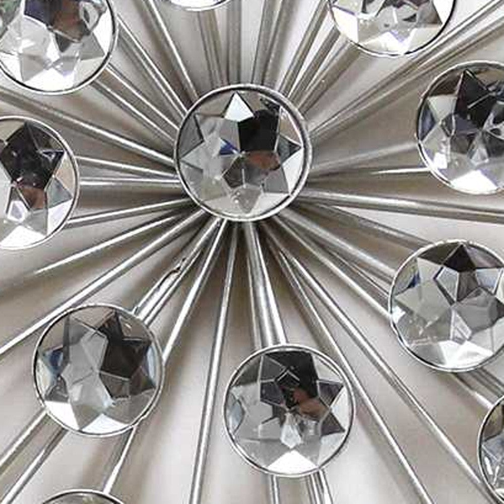 Contemporary Silver Bling Wall Decor