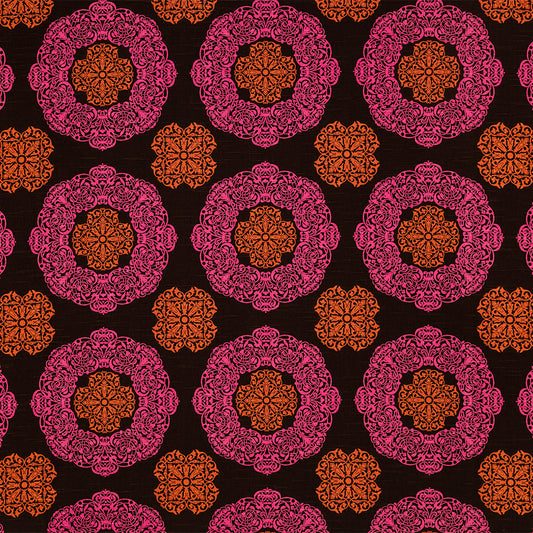 Duralee 72080 | 703-Pink/Brown  Print     - 373194