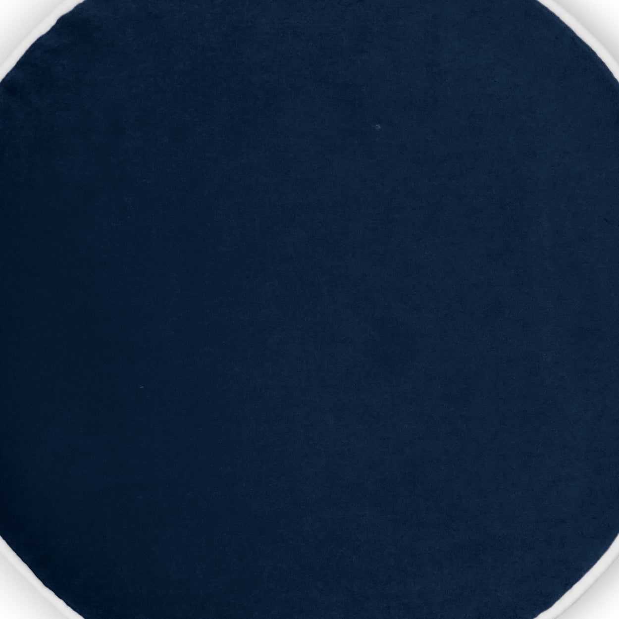 D.V. KAP HOME   18" x 18" Posh Circle Pillow - Royal Solid, Transitional    - 3732-R-1818