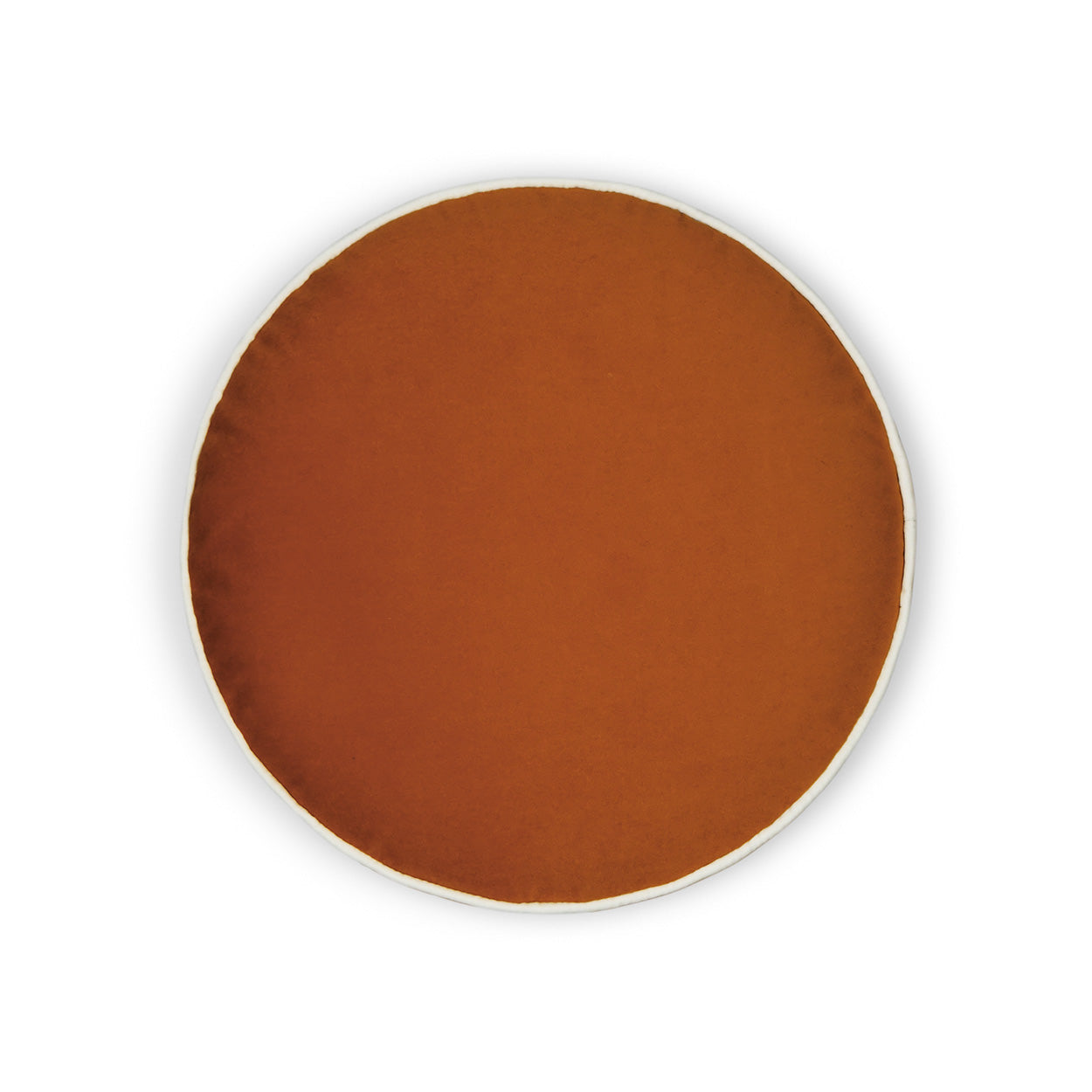 D.V. KAP HOME   18" x 18" Posh Circle Pillow - Sedona Solid, Transitional    - 3732-S-1818