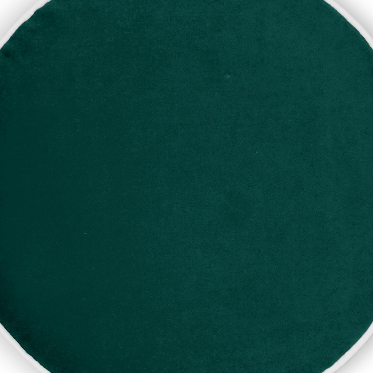 D.V. KAP HOME   18" x 18" Posh Circle Pillow - Teal Solid, Transitional    - 3732-T-1818