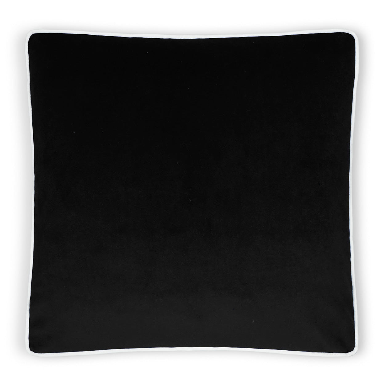 D.V. KAP HOME   22" x 22" Posh Box Pillow - Black Solid, Transitional    - 3733-B-2222